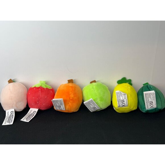 Squishmallows 2 Inch Mini Fruit Plush Set Of 6 - Picture 7 of 8